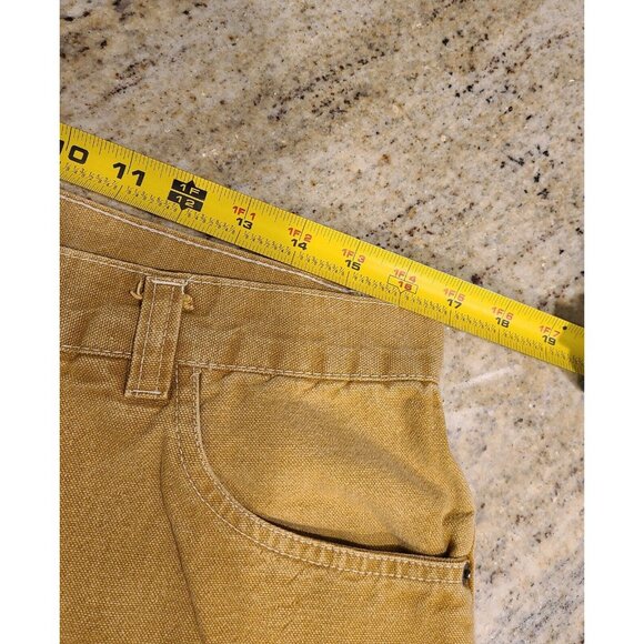 Vintage Bugle Boy Special Issue Industrial Men Size 36L Tan Tapered Jeans - Picture 3 of 16